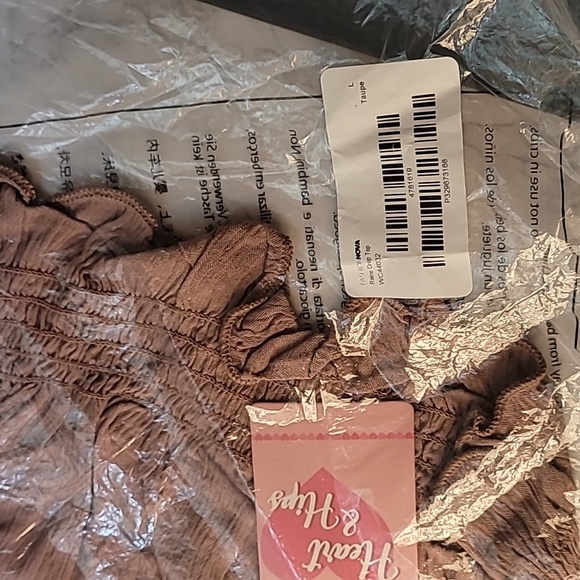 CROP TOP- TAUPE L - Picture 7 of 9